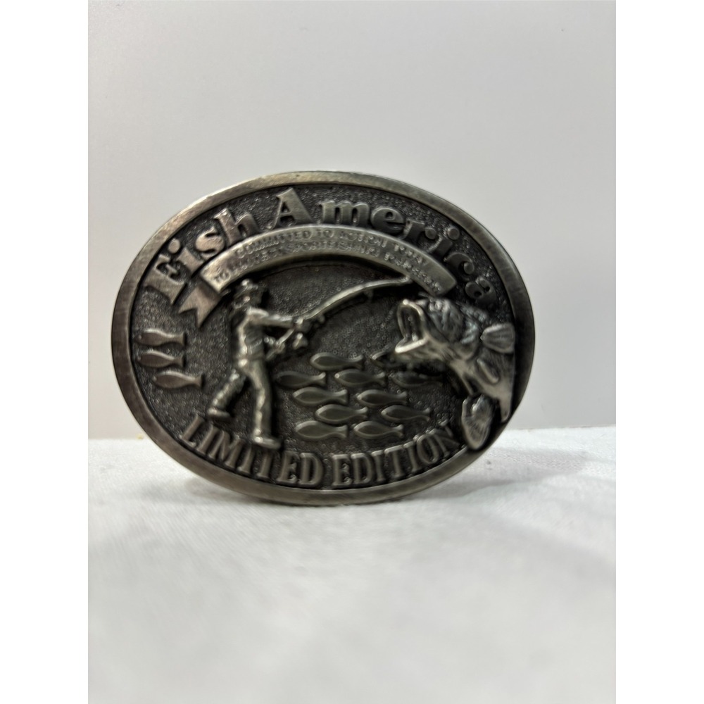 Fish America Limited Edition Belt Buckle The Great American Buckle Made in USA